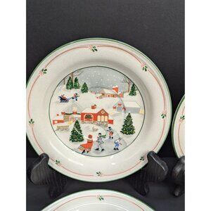 Sango 3900 Silent Night 6 1/2" Saucer Set of 4 by Joan Luntz Replacement